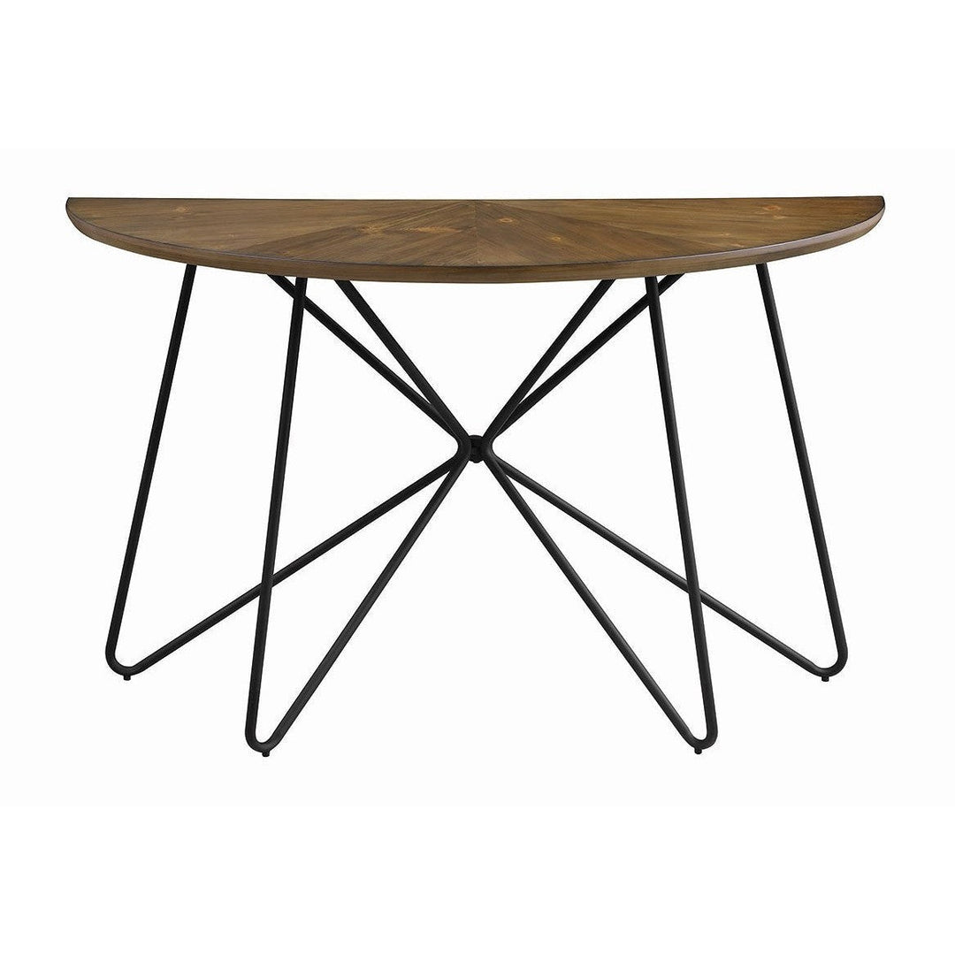 Churchill Sofa Table in Dark Brown - dark brown sofa table by Coaster - Whats New Furniture Portland OR
