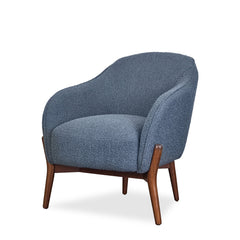 The Cia Chair in Blue side angle - accent chair private label - Whats New Furniture Portland OR