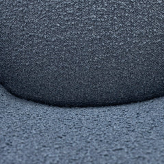 The Cia Chair in Blue fabric detail - accent chair private label - Whats New Furniture Portland OR