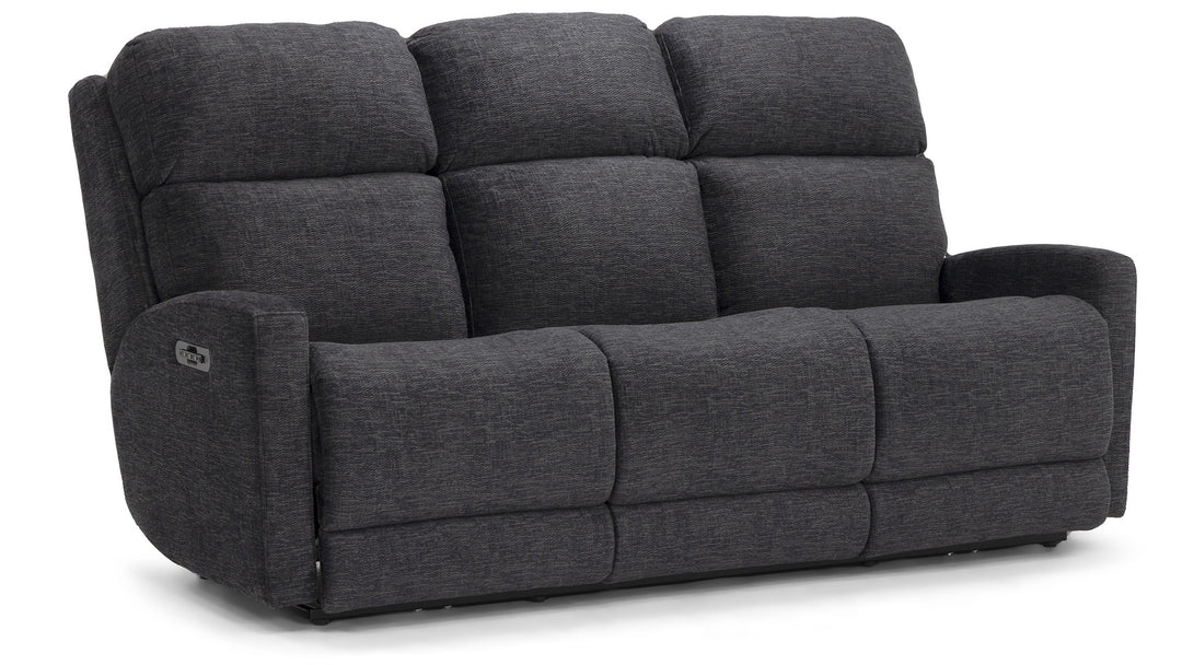 Clackamas power reclining sofa by Stanton, made in Canby Oregon