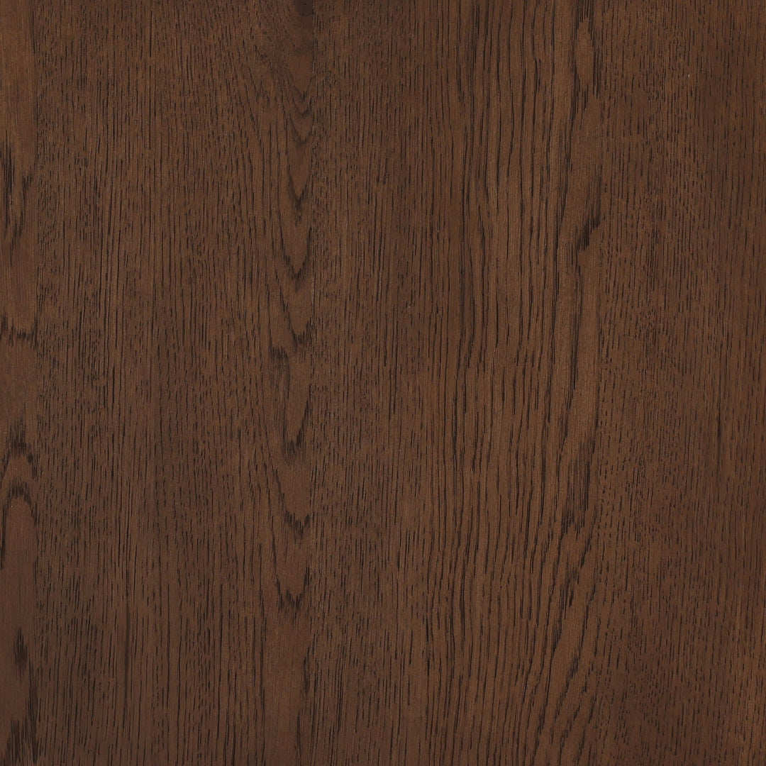 Clarice Side Table - Dark Brown Oak Veneer in Dark Brown - detail 2 studio view - Side Table by Dovetail - Whats New Furniture Portland OR
