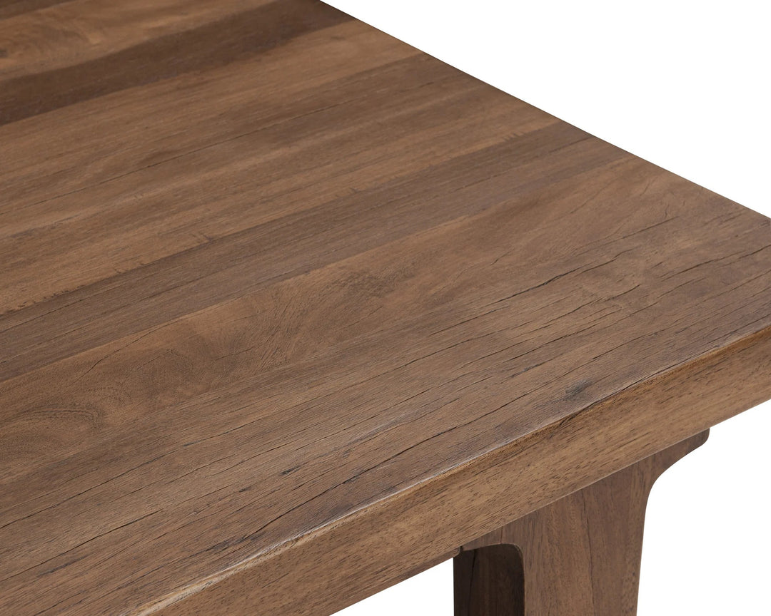 Carmel Reclaimed Wood Coffee table in Earthy Terra tabletop detail - reclaimed wood coffee - Whats New Furniture Portland OR