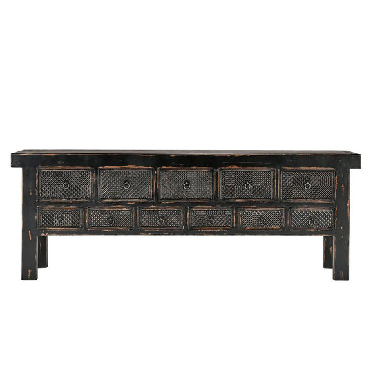 Lahey 11 Drawer Rectangle Console - Whats New Furniture - Portland, Oregon