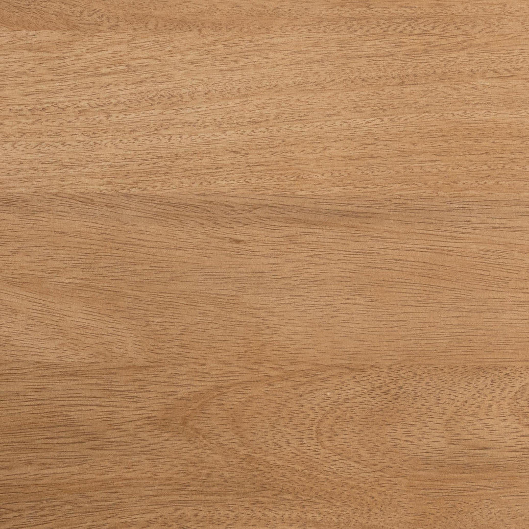 Montengo Oval Coffee Table - Natural Maple in Natural Maple angle view - oval coffee table - Whats New Furniture Portland OR