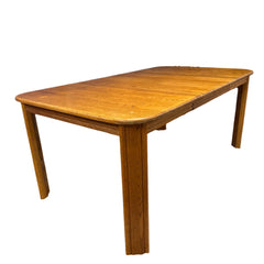 Vintage Oak Dining Table with 6 Chairs - Whats New Furniture - Portland, Oregon