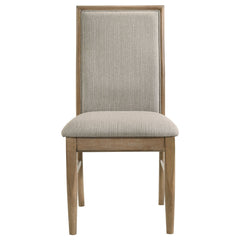 Adina Upholstered Dining Side Chair Barley (Set of 2) - What&