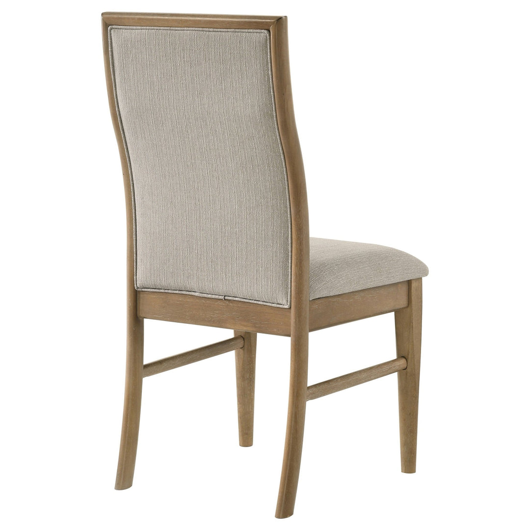 Adina Upholstered Dining Side Chair Barley (Set of 2) - What&