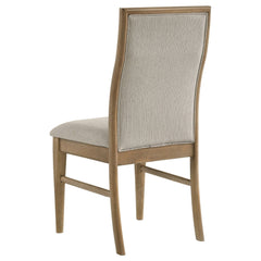 Adina Upholstered Dining Side Chair Barley (Set of 2) - What&