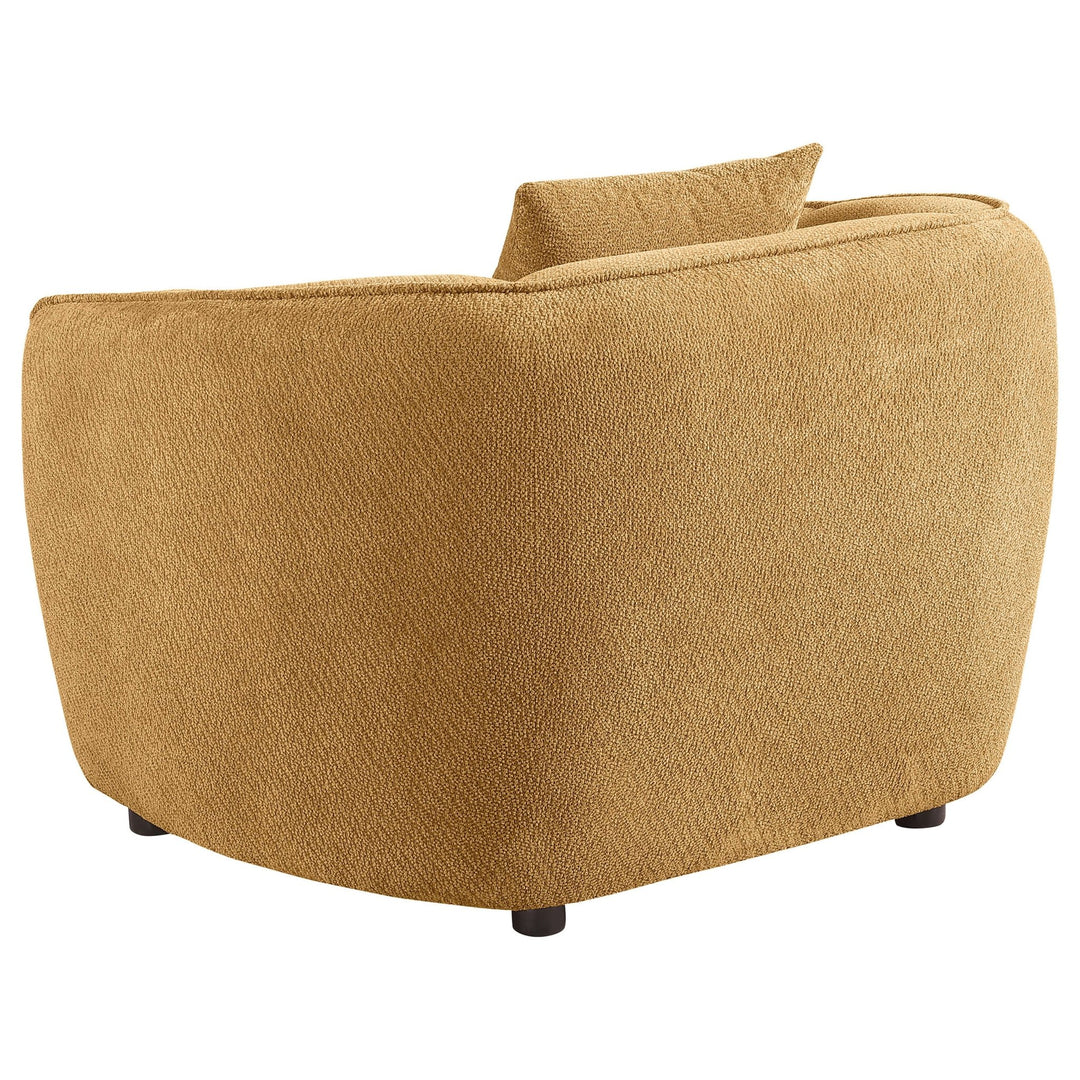 Aleisha Fabric Upholstered Accent Chair Mustard Yellow - What&