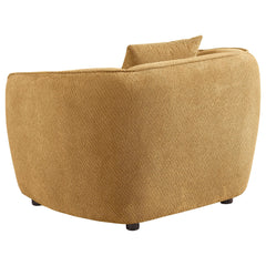 Aleisha Fabric Upholstered Accent Chair Mustard Yellow - What&