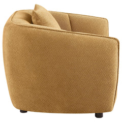 Aleisha Fabric Upholstered Accent Chair Mustard Yellow - What&