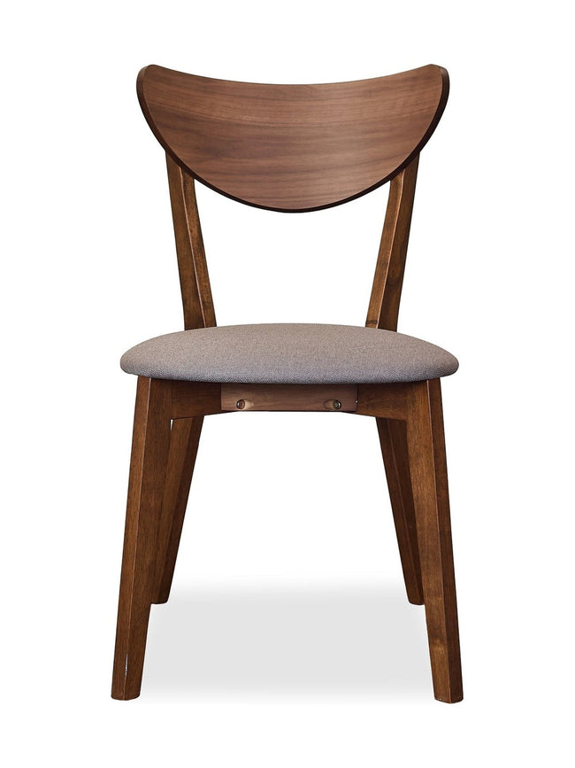 Alfredo Dining Chair in walnut - mid-century dining chair by Coaster - Whats New Furniture Portland OR