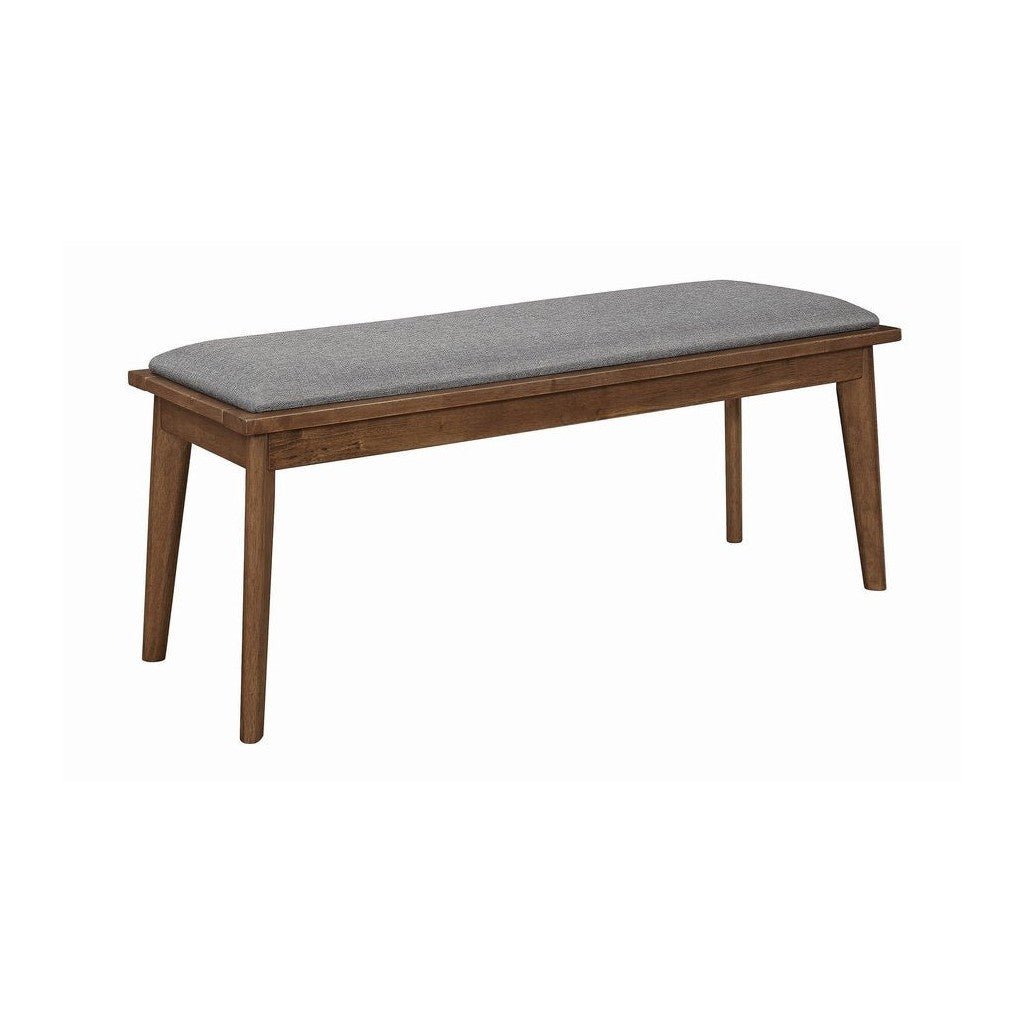 Alfredo Natural Walnut Dining Bench - Whats New Furniture - Portland, Oregon