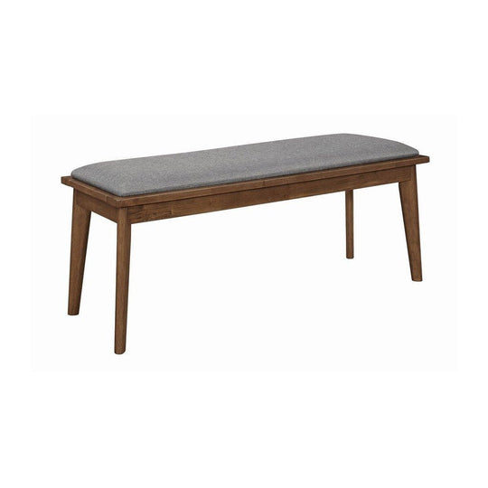 Alfredo Natural Walnut Dining Bench - Whats New Furniture - Portland, Oregon
