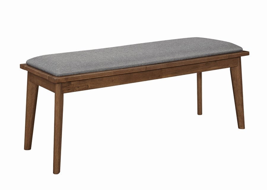 Alfredo Natural Walnut Dining Bench - Whats New Furniture - Portland, Oregon