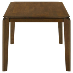 Almonte 59-inch Rectangular Wood Dining Table Dark Brown - What&