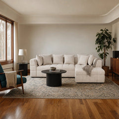 Amara 2 Piece Upholstered Sectional Sofa styled in Portland AlbertArts foursquare living room - What&