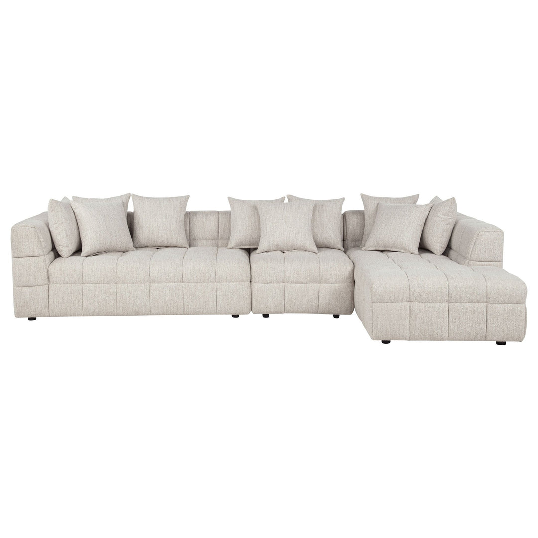 Amara 3-Piece Upholstered Sectional Sofa - What&