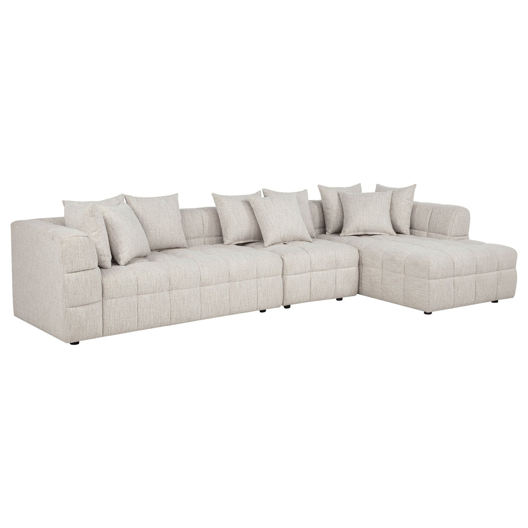 Amara 3-Piece Upholstered Sectional Sofa - What&