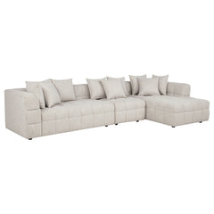Amara 3-Piece Upholstered Sectional Sofa - What&