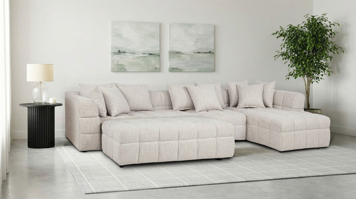 Amara 4-Piece Upholstered Sectional Sofa - What's New Furniture Portland