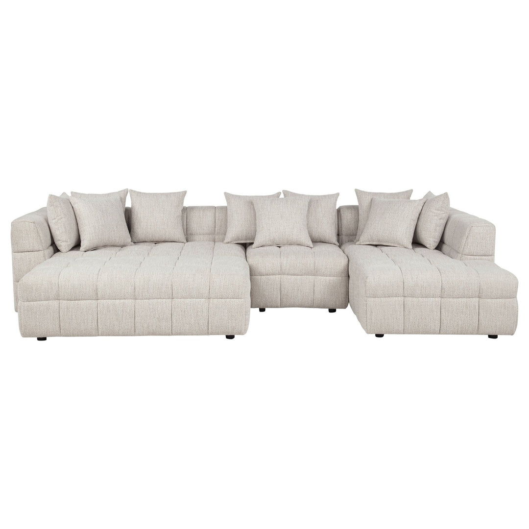 Amara 4-Piece Upholstered Sectional Sofa - What&