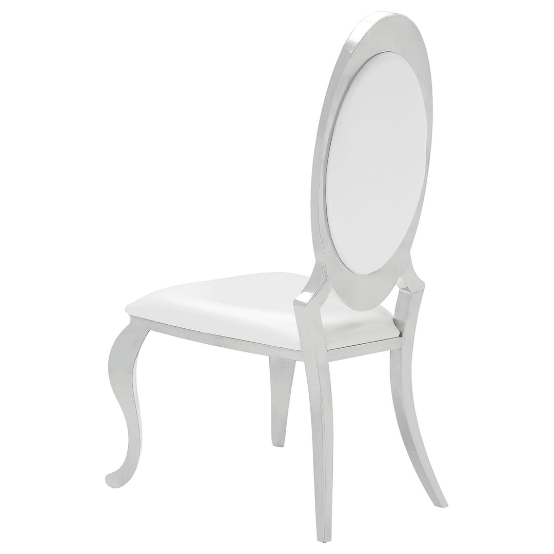 Antoine Upholstered Dining Chair Cream White (Set of 2) - What&