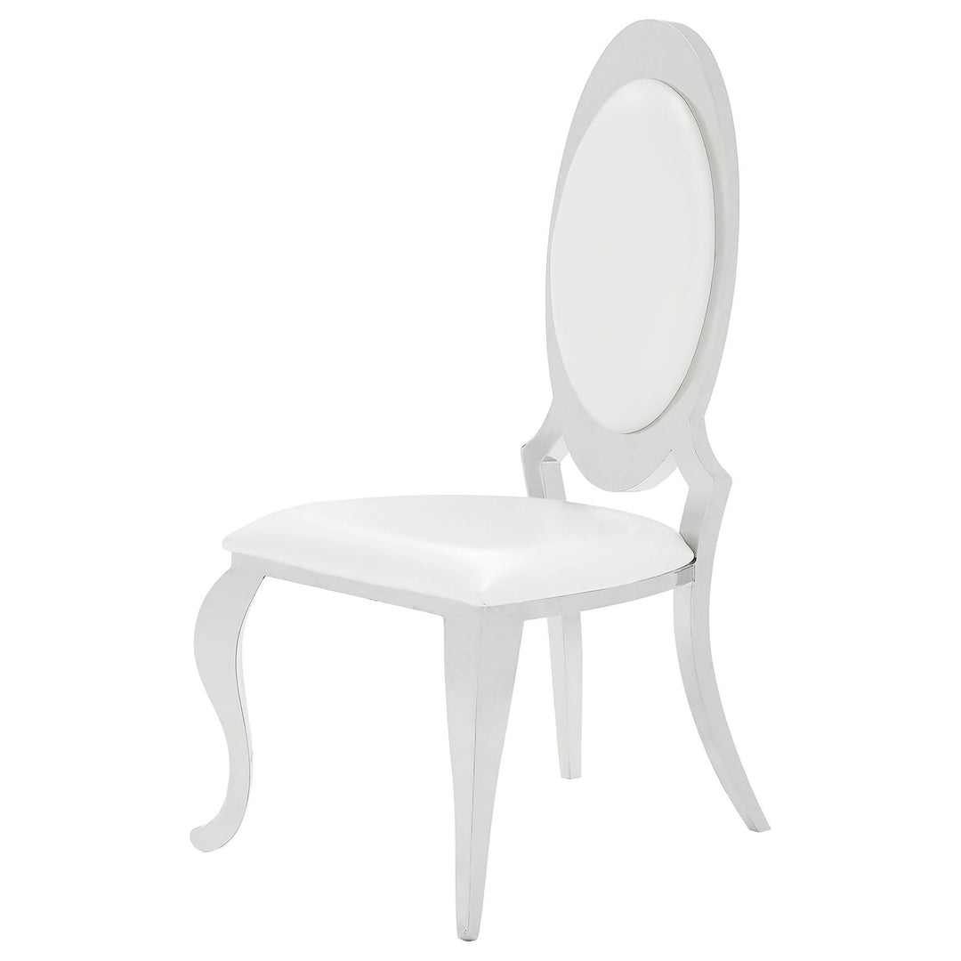 Antoine Upholstered Dining Chair Cream White (Set of 2) - What&