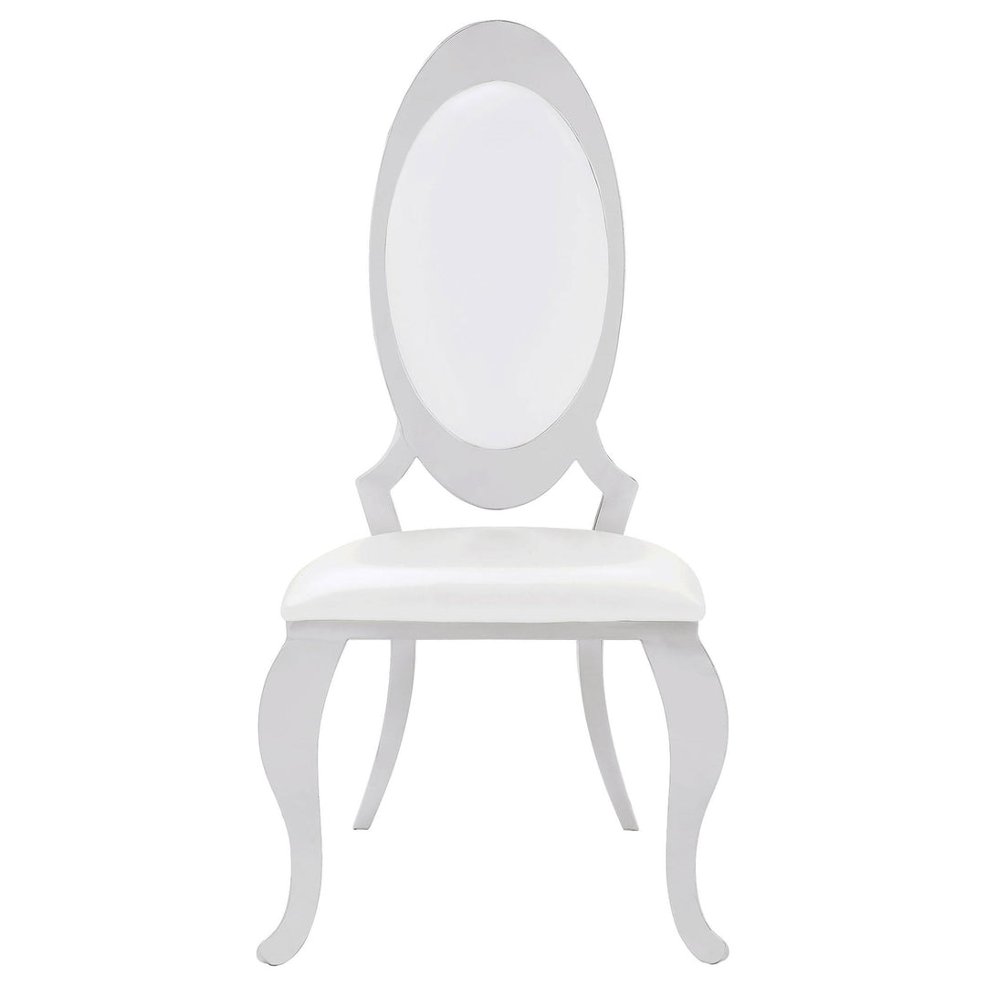 Antoine Upholstered Dining Chair Cream White (Set of 2) - What&
