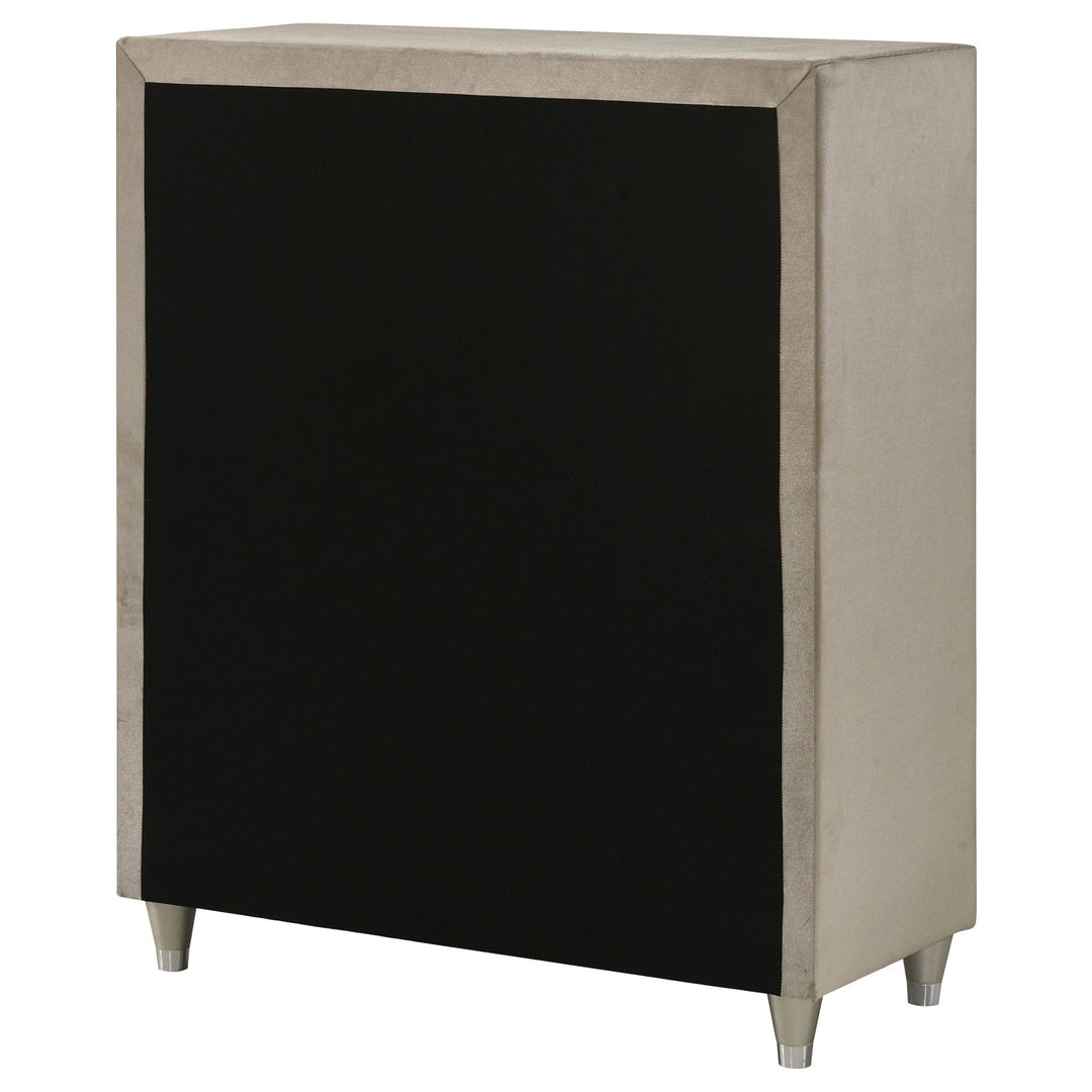 Antonella 5-drawer Bedroom Chest Ivory and Camel - What&