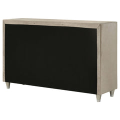 Antonella 7-drawer Upholstered Dresser Ivory and Camel - What&