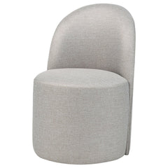 Aubrey Upholstered Barrel Dining Side Chair Beige (Set of 2) - What&