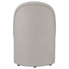 Aubrey Upholstered Barrel Dining Side Chair Beige (Set of 2) - What&