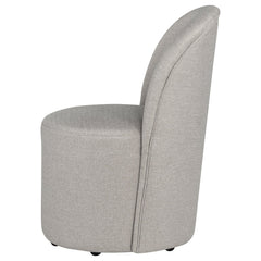 Aubrey Upholstered Barrel Dining Side Chair Beige (Set of 2) - What&