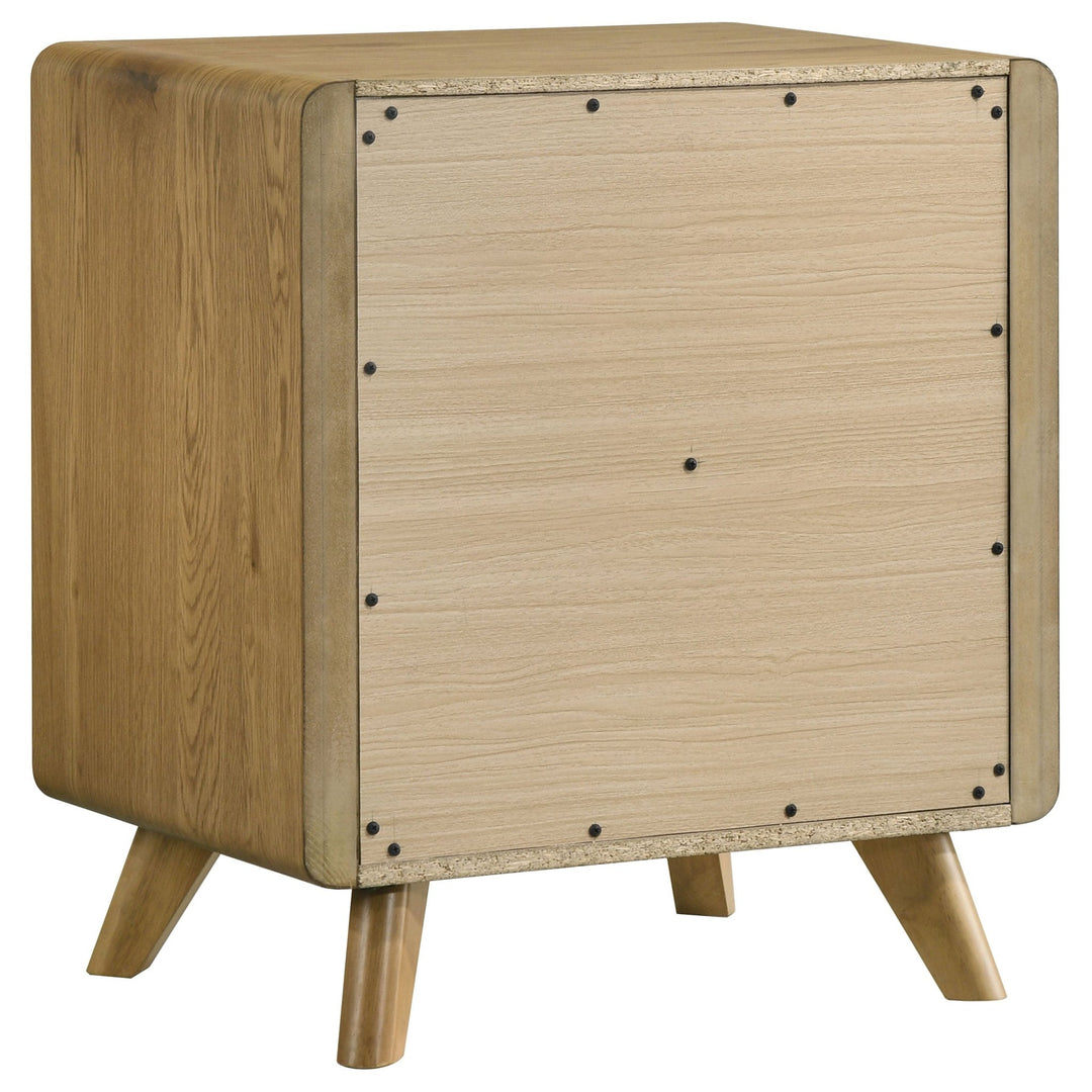 Bennett 2-drawer Bedroom Nightstand Bedside Table Light Oak - What&