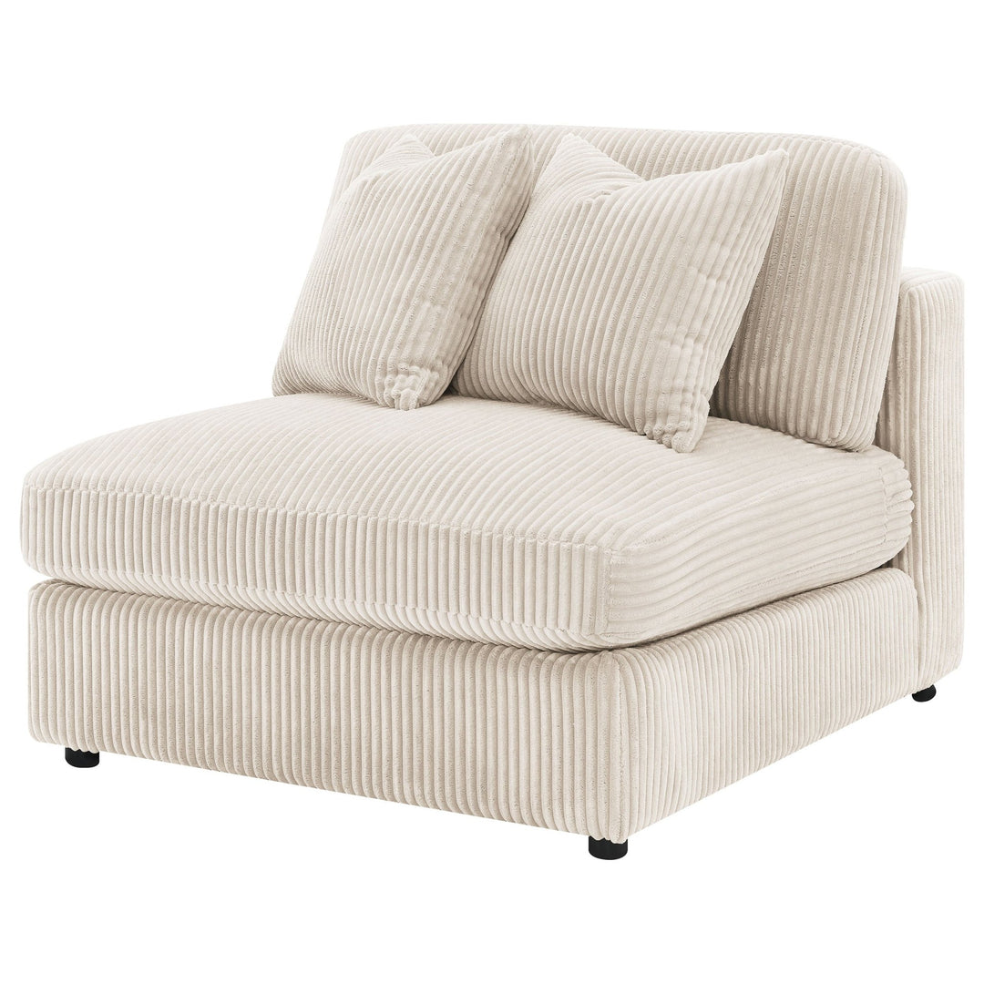 Blaine Upholstered Armless Chair Sand - What&