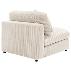 Blaine Upholstered Armless Chair Sand - What&
