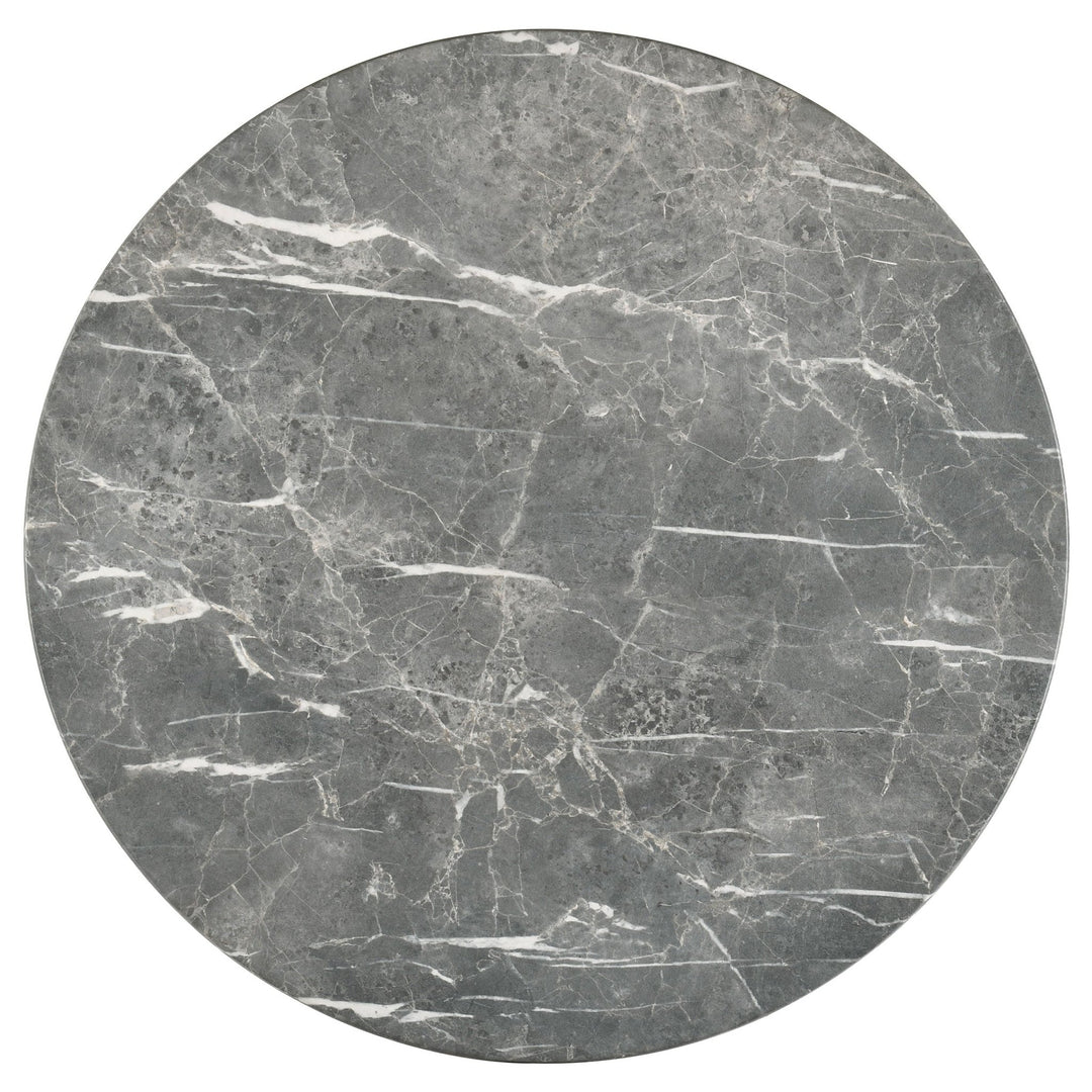 Bradley Round SmartTop Cocktail Coffee Table Grey and Natural - What&