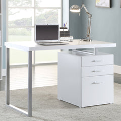 Brennan 47-inch 3-drawer Office Computer Desk White - What&