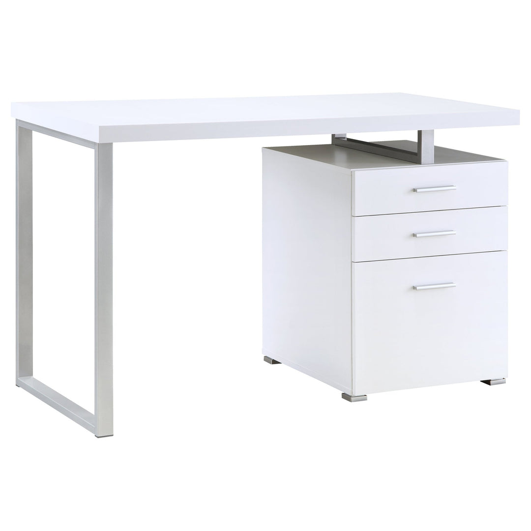 Brennan 47-inch 3-drawer Office Computer Desk White - What&