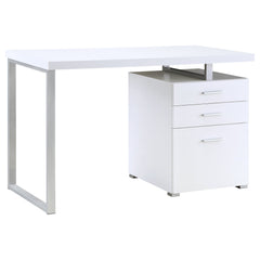 Brennan 47-inch 3-drawer Office Computer Desk White - What&