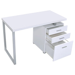Brennan 47-inch 3-drawer Office Computer Desk White - What&