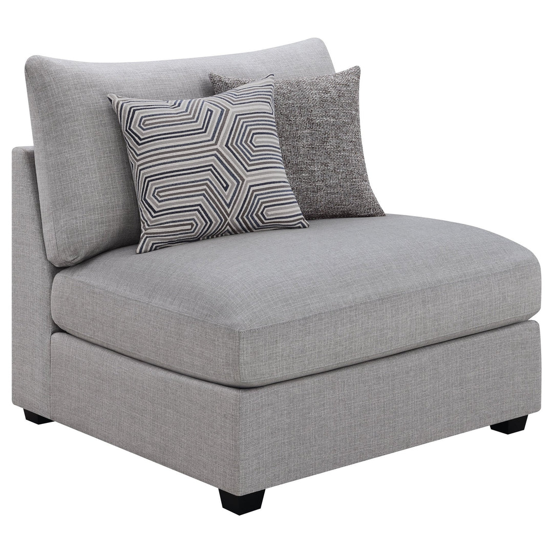 Cambria 5-piece Upholstered Modular Sectional Sofa Grey - What&