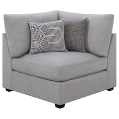 Cambria 5-piece Upholstered Modular Sectional Sofa Grey - What&