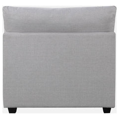 Cambria Upholstered Armless Chair Grey - What&
