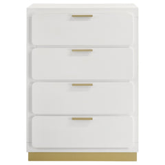 Caraway 4-drawer Bedroom Chest White - What&