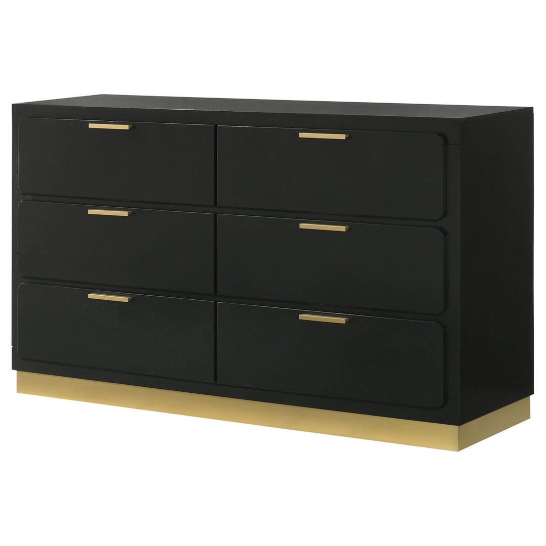 Caraway 6-drawer Dresser Black - What&