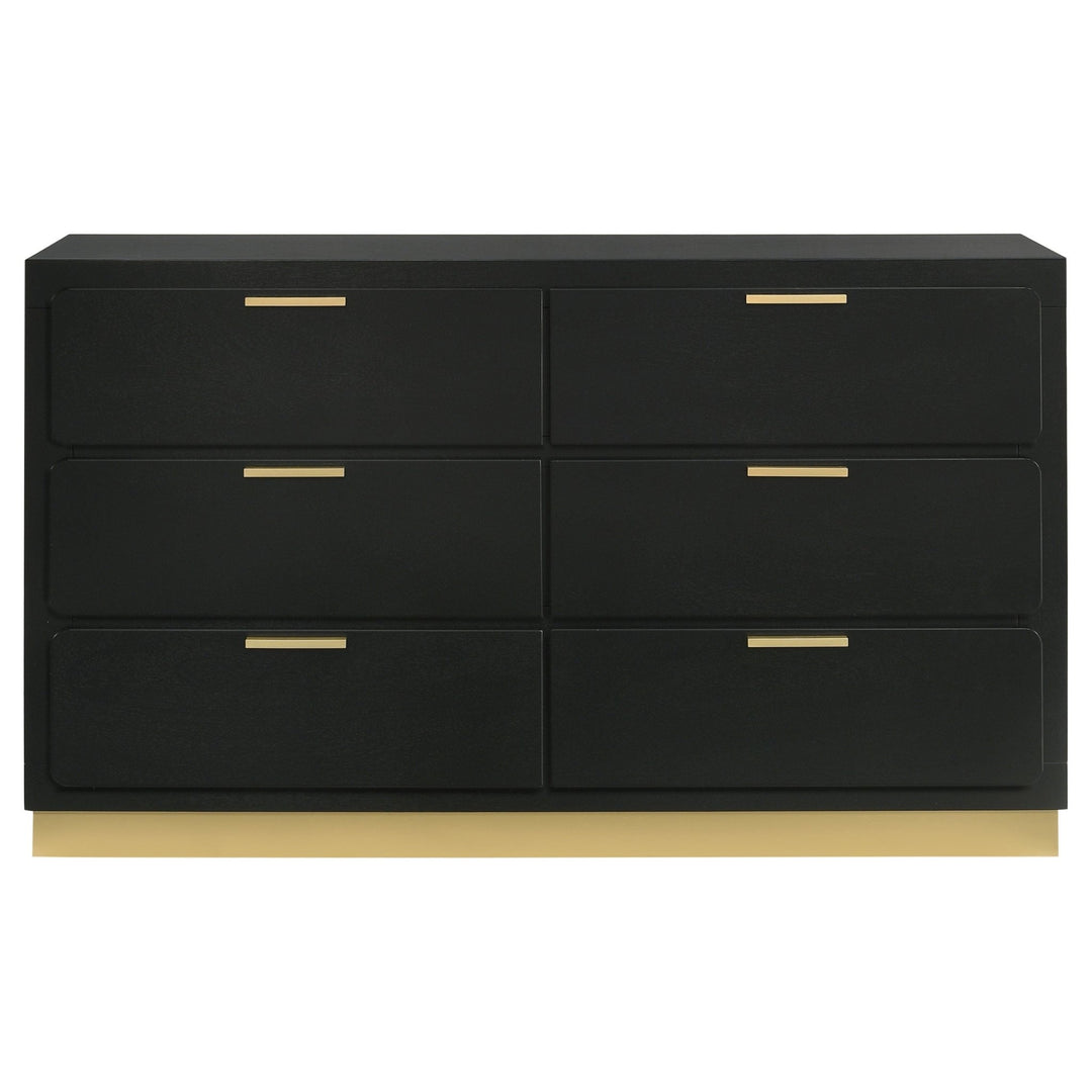 Caraway 6-drawer Dresser Black - What&