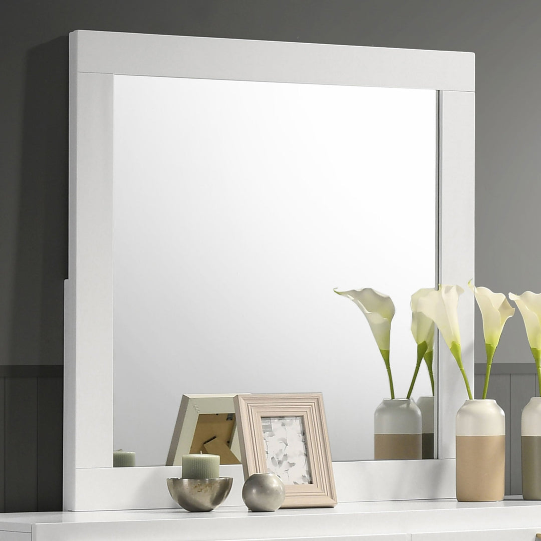 Caraway Dresser Mirror White - What&