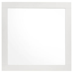 Caraway Dresser Mirror White - What&